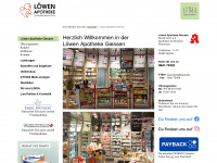 loewen-apotheke-in-giessen.de Webseite Vorschau