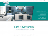 senf-haustechnik.de Webseite Vorschau