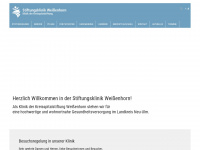 stiftungsklinik-weissenhorn.de Webseite Vorschau
