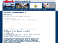 waffenexport24.de Webseite Vorschau