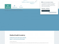 medical-health-academy.at Webseite Vorschau