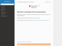 api3.geo.admin.ch Webseite Vorschau