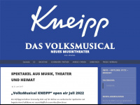 kneippmusical.wordpress.com Webseite Vorschau