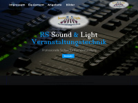 rs-sound-light.de Webseite Vorschau