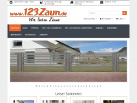 123zaunshop.de Webseite Vorschau
