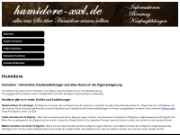 humidore-xxl.de Webseite Vorschau