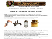 feuerzeuge-xxl.de Webseite Vorschau