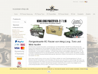 rc-panzer-shop.de Webseite Vorschau