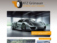 kfz-gruenauer.at Webseite Vorschau