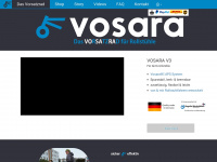 vosara.de Webseite Vorschau
