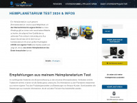 heimplanetarium.info Webseite Vorschau