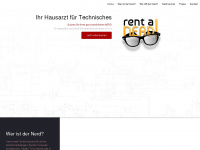 rent-a-nerd.ch Webseite Vorschau