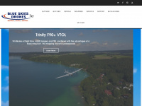 blueskiesdronerental.com Webseite Vorschau