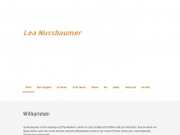 leanussbaumer.ch Webseite Vorschau