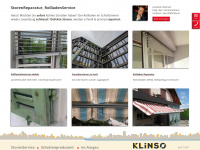 storen-reparatur.ch Webseite Vorschau