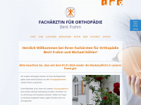 orthopaedie-koehler.de Webseite Vorschau