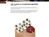 kapelle-kaiserschmarrn.de Webseite Vorschau
