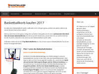 basketballkorbanlage-kaufen.de Webseite Vorschau