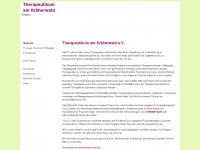 therapeutikum-kraeherwald.de Webseite Vorschau