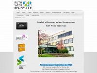 ruth-weiss-realschule.de Webseite Vorschau