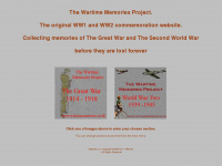 wartimememoriesproject.com Webseite Vorschau