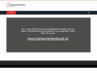 konsumentendienst.ch Webseite Vorschau