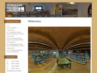 bibliothek-vorchdorf.at Webseite Vorschau