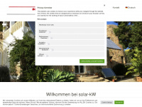 solar-kw.com Webseite Vorschau