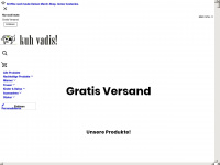 kuh-vadis-shop.com Webseite Vorschau