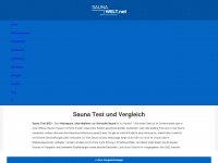 sauna-welt.net Webseite Vorschau