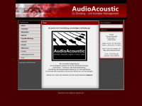 audioacoustic.de Webseite Vorschau
