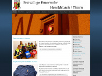 ff-heroldsbach-thurn.de Webseite Vorschau