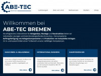 abe-tec.eu Webseite Vorschau