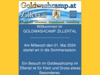 goldwashcamp.at Webseite Vorschau