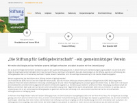 stiftung-fuer-gefluegelwissenschaft.de Webseite Vorschau