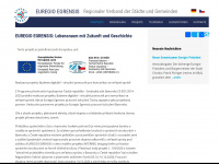 euregio-egrensis.cz Webseite Vorschau
