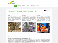 rovi-energie.com Webseite Vorschau