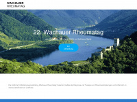 wachauerrheumatag.at Webseite Vorschau
