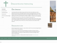 dekanat-muenchen-feldmoching.de Webseite Vorschau