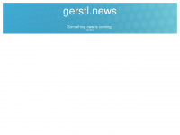 gerstl.news Webseite Vorschau