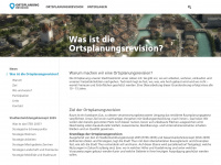 ortsplanungsrevisionthun.ch Webseite Vorschau