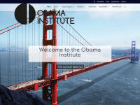 obama-institute.com Webseite Vorschau