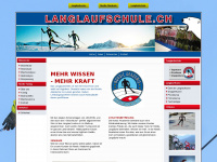 langlaufschule.ch Webseite Vorschau