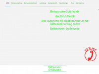 bettwanzen-spürhund.ch Webseite Vorschau