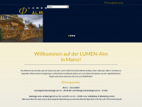 lumen-alm.de Webseite Vorschau