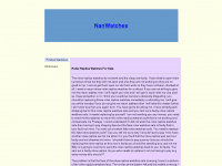 nanwatches.org Webseite Vorschau
