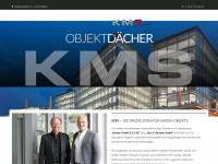 kms-objektdaecher.de Webseite Vorschau