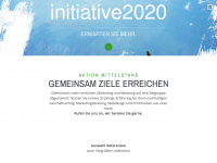 initiative2020.de Webseite Vorschau