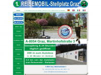 reisemobilstellplatz-graz.at Webseite Vorschau
