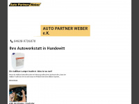 autopartner-weber.de Webseite Vorschau